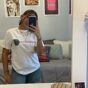 Santa Cruz blue and red tee shirt